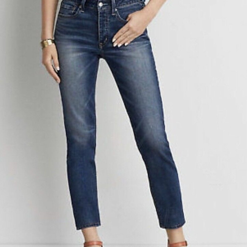 AE Vintage Hi-Rise Button Fly Jeans | New! 10 & 12
